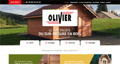 Desktop Screenshot of abris-olivier.com